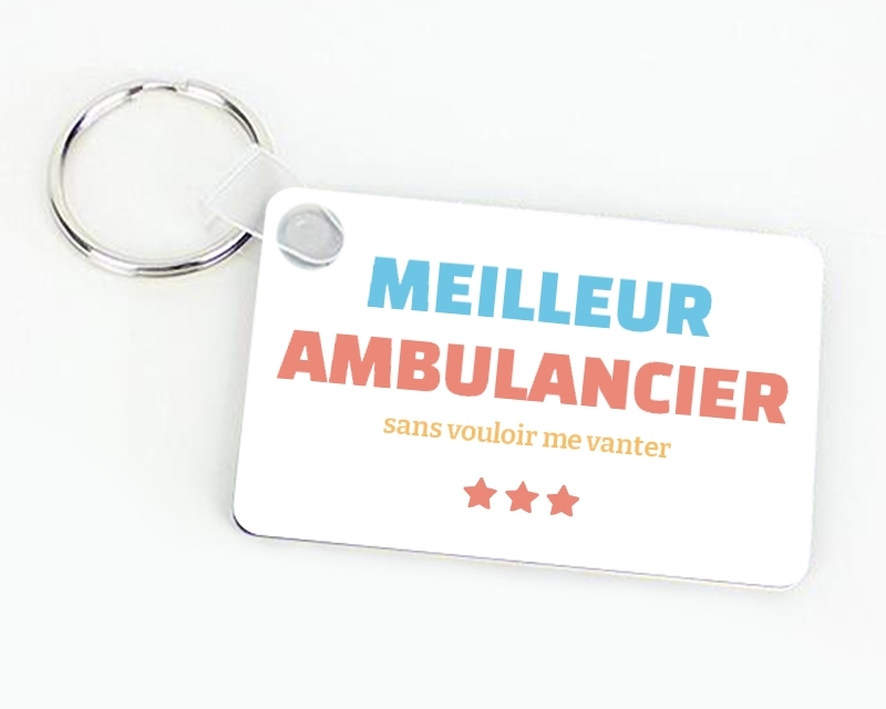 Porte-clef à personnaliser - Meilleur Ambulancier