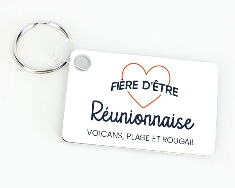 Porte-clés personnalisable - Fière d'être Réunionnaise