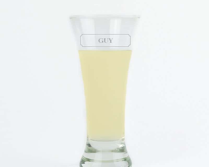 Verre à ricard long personnalisé pour un Guy