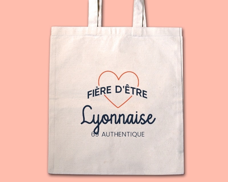 Tote bag personnalisable - Fière d'être Lyonnaise