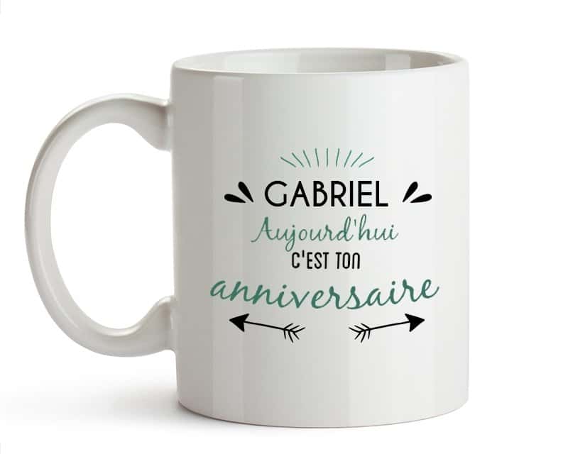 Mug personnalisé pour un Gabriel