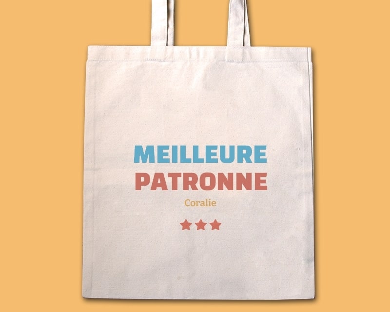 Tote bag personnalisable - Meilleure Patronne