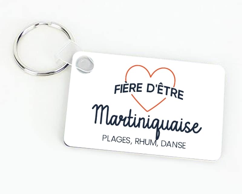 Porte-clés personnalisable - Fière d'être Martiniquaise