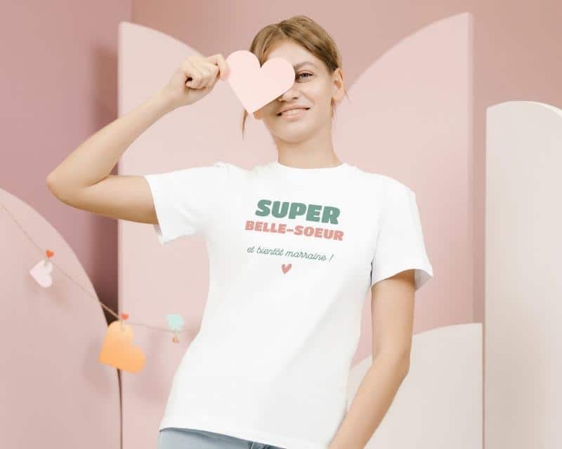 Tee shirt personnalisé femme - Super Belle-Sœur