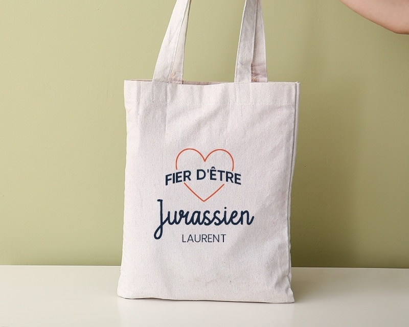 Tote bag personnalisable - Fier d'être Jurassien