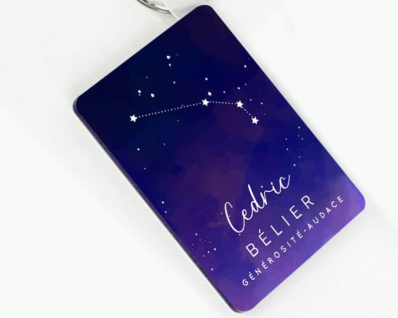 Porte-clés personnalisé Constellation - Bélier