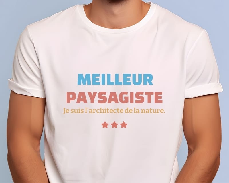 Tee shirt personnalisé homme - Meilleur Paysagiste