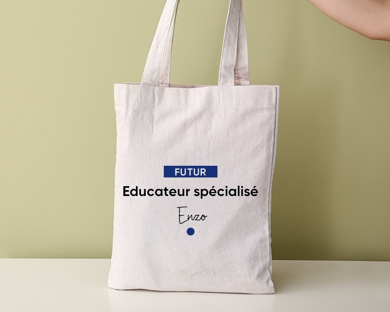 Tote bag personnalisable - Futur educateur spécialisé