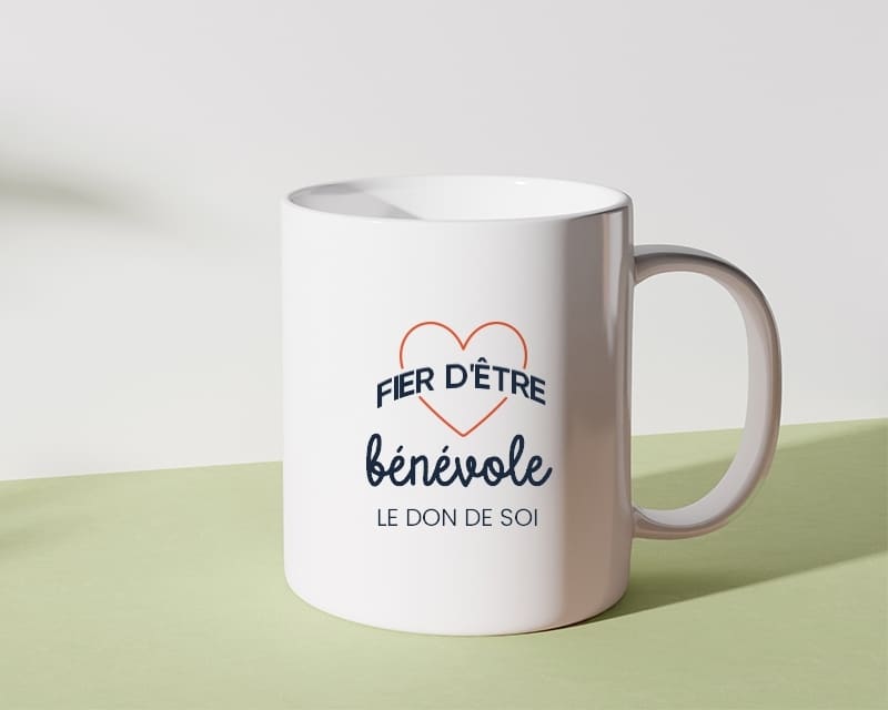 Mug personnalisé - Fier d'être bénévole