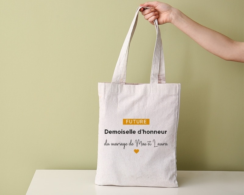 Tote bag personnalisable - Future demoiselle d'honneur