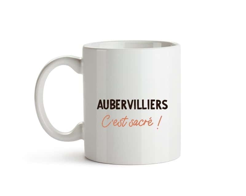 Mug personnalisé Aubervilliers