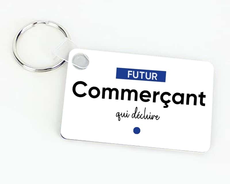 Porte-clés à personnaliser - Futur commerçant