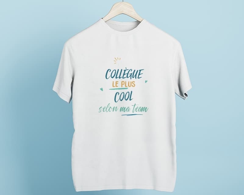 T-Shirt homme personnalisé : Collègue le plus...