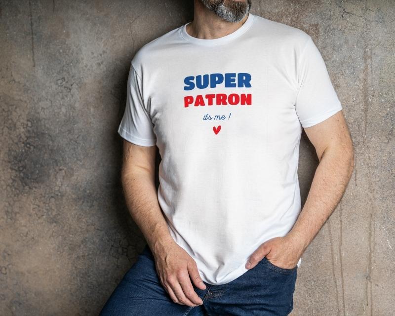 Tee shirt personnalisé homme - Super Patron