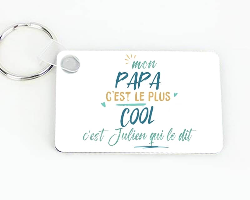 Porte-clés personnalisé : Papa le plus...