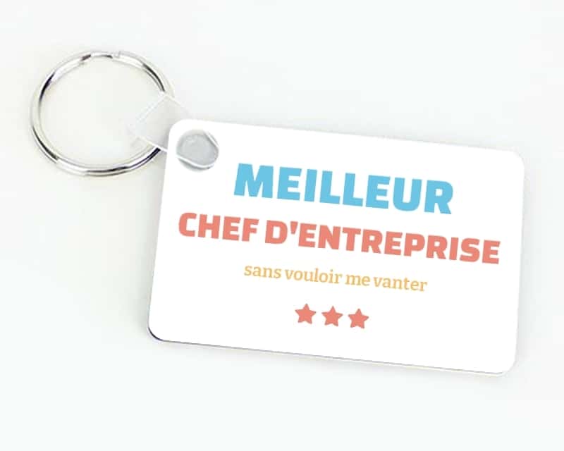 Porte-clef à personnaliser - Meilleur Chef d'entreprise