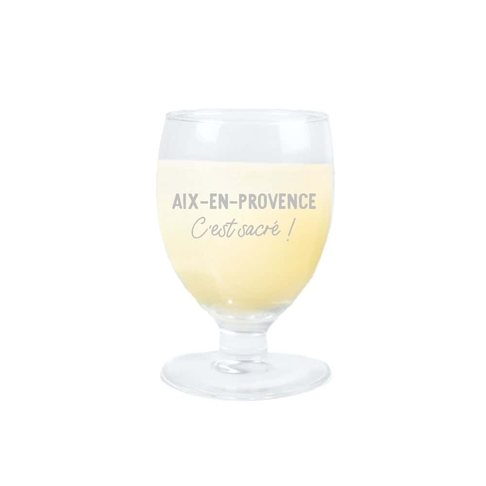 Verre à ricard personnalisé Aix-en-Provence