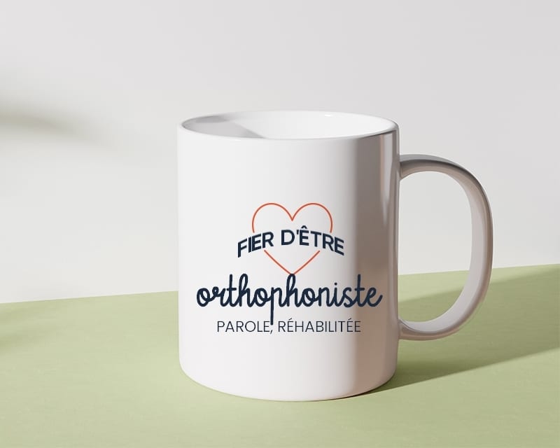 Mug personnalisé - Fier d'être orthophoniste