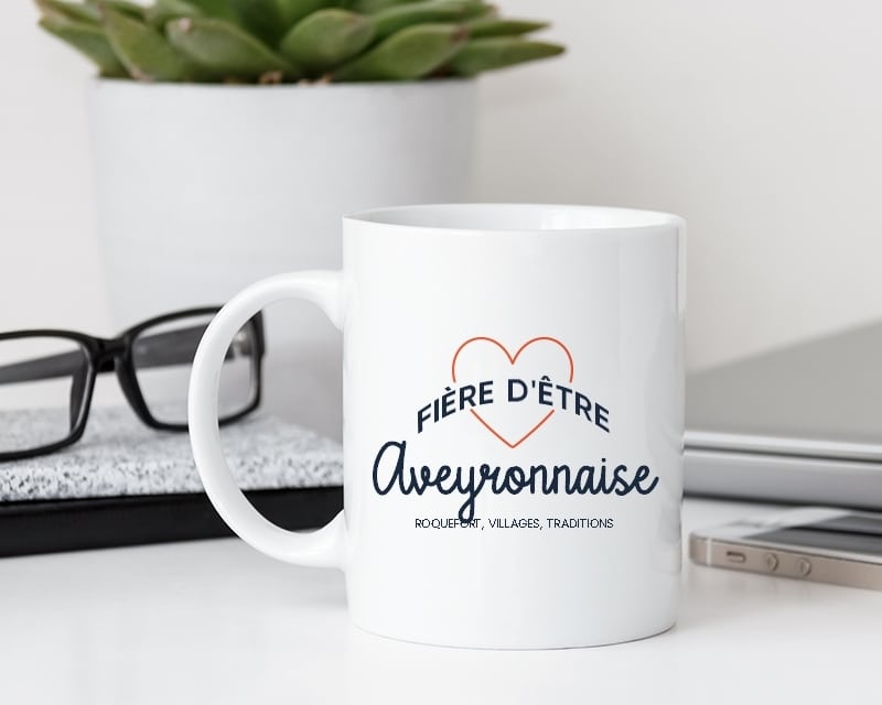 Mug personnalisé - Fière d'être Aveyronnaise