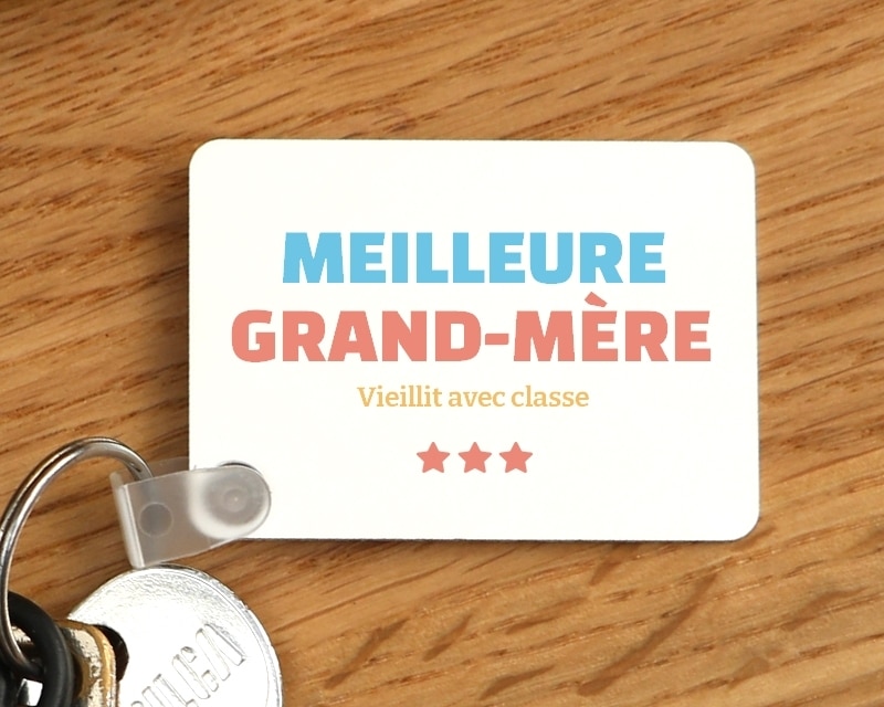 Porte-clés personnalisable - Meilleure Grand-Mère