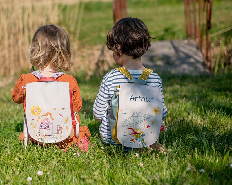 Sac à dos pour enfant personnalisé - Le garçon et le deltaplane