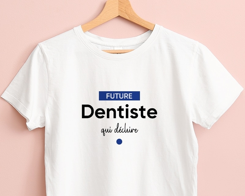 Tee shirt personnalisé femme - Future dentiste