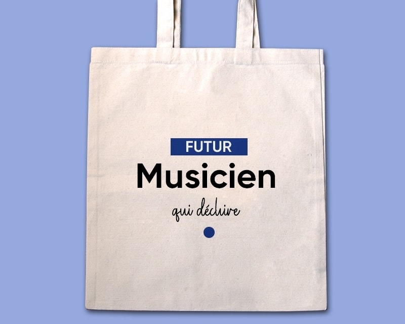 Tote bag personnalisable - Futur musicien