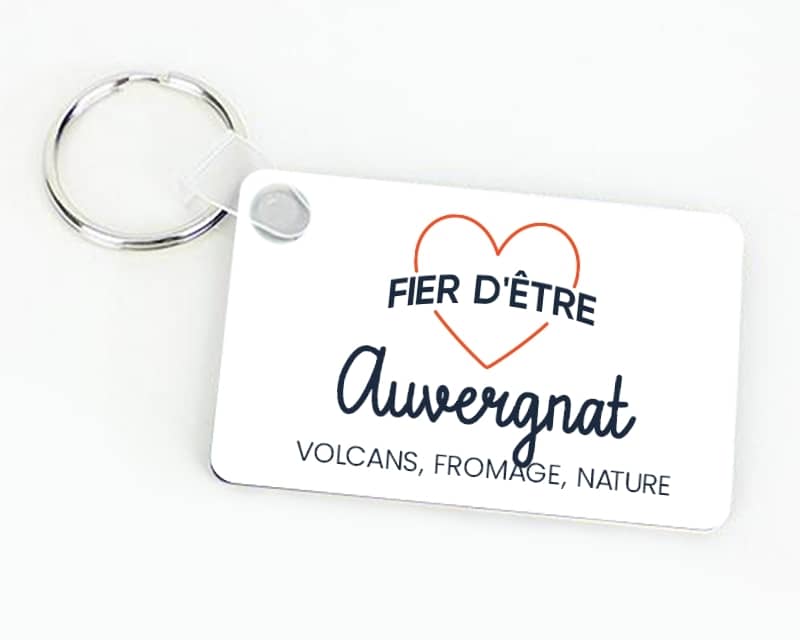 Porte-clés personnalisable - Fier d'être Auvergnat