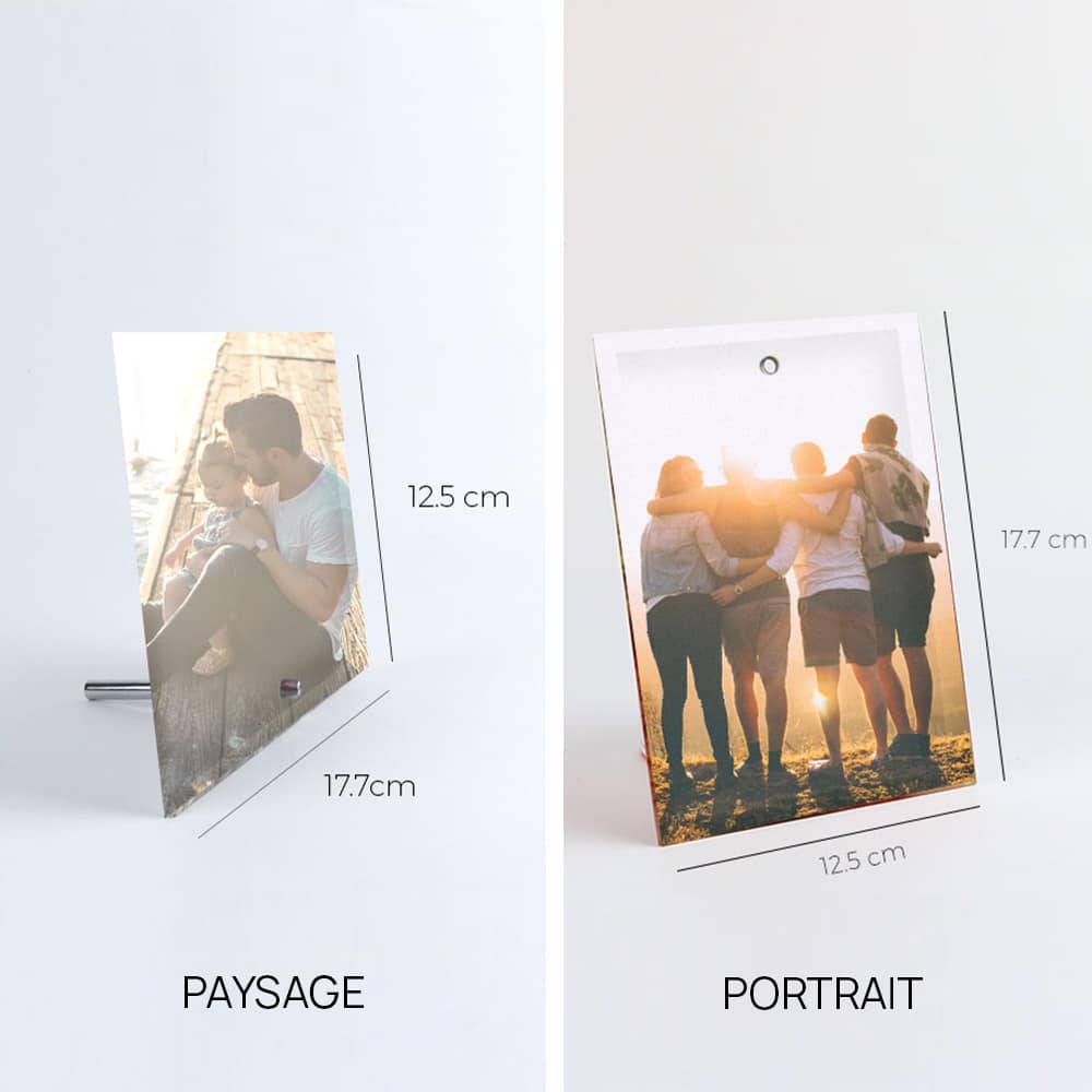 Cadre photo en verre Personnalisable