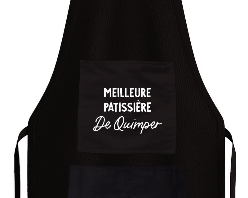 Tablier de cuisine personnalisé Quimper