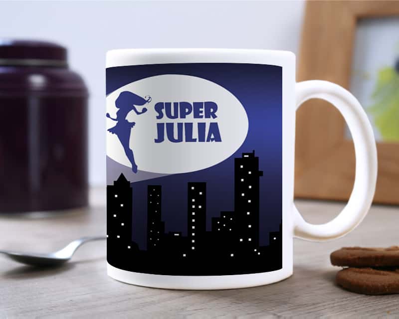 Mug personnalisé - Super Héros Femme