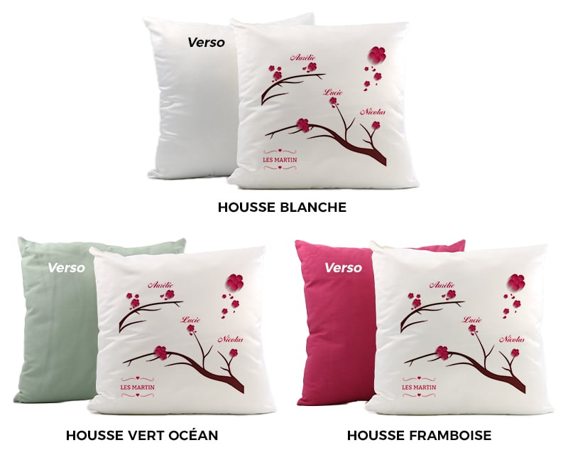 Coussin personnalisé - Printemps