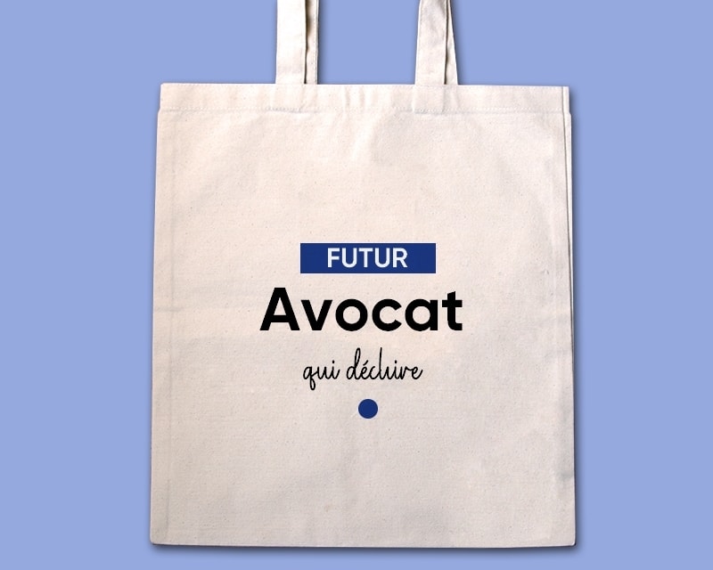 Tote bag personnalisable - Futur avocat