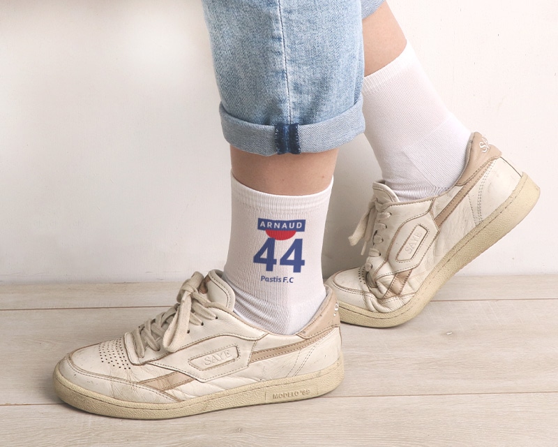 Chaussettes personnalisées - Pastis