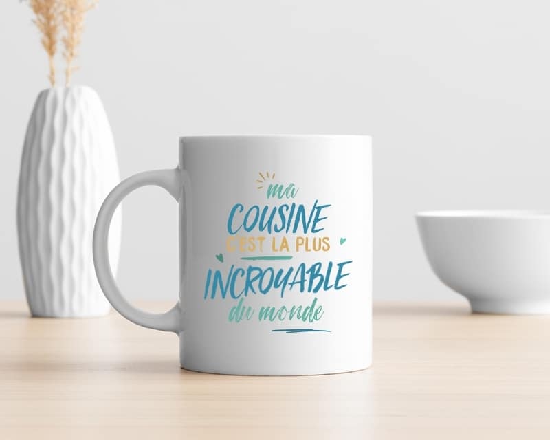 Mug personnalisé : Cousine la plus...