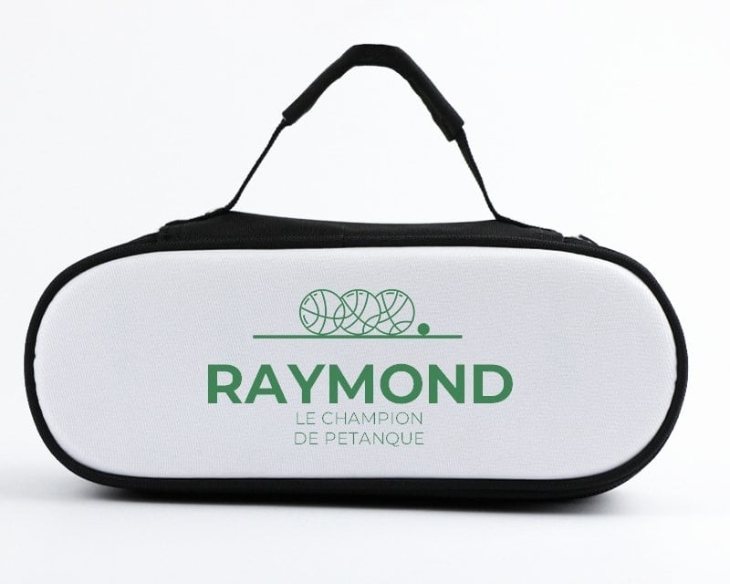 Sacoche de pétanque personnalisée pour un Raymond