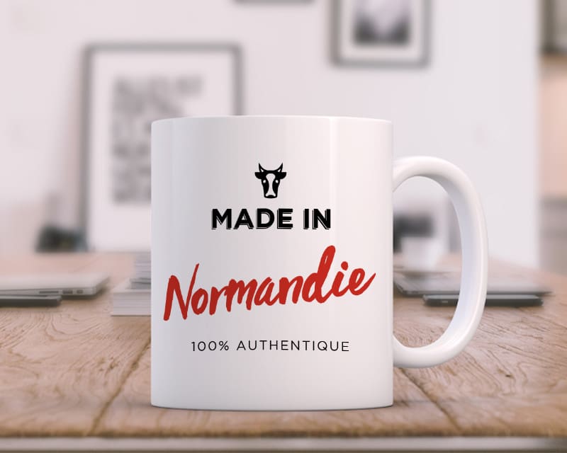 Mug personnalisé région - Made In Normandie