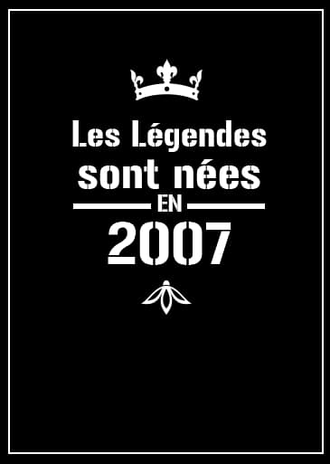 Affiche légendes année 2007