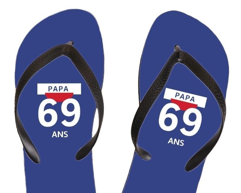 Tongs pastis  papa 69 ans