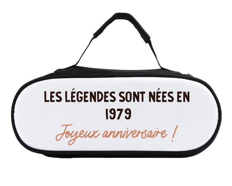 Sacoche de pétanque message générique année 1979