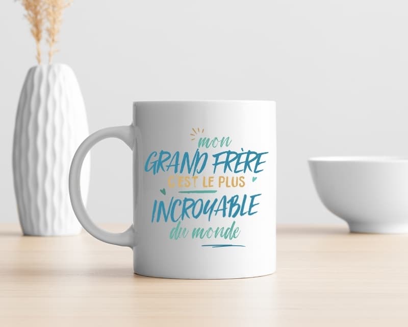 Mug personnalisé : Grand frère le plus...