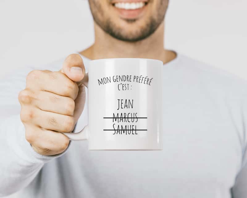 Mug personnalisé prénom - Gendre Préféré