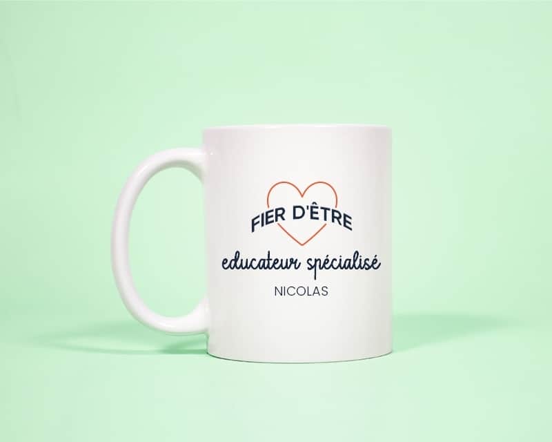 Mug personnalisé - Fier d'être educateur spécialisé