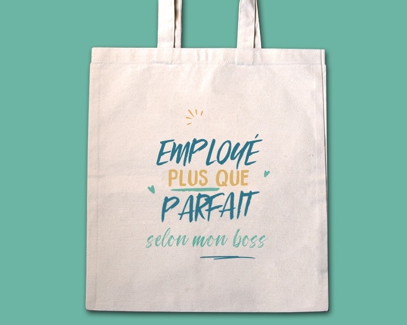 Tote bag personnalisé - Employé le plus...