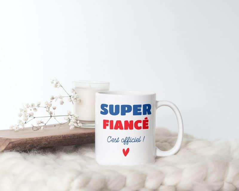 Mug personnalisé - Super Fiancé 