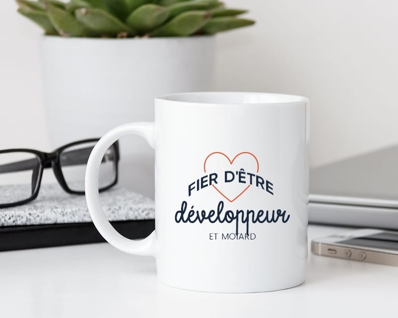 Mug personnalisé - Fier d'être développeur