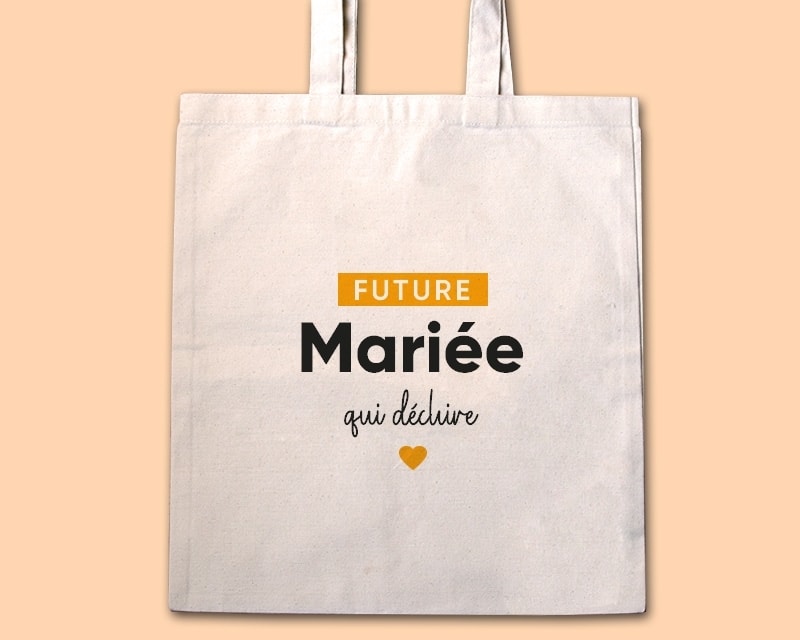 Tote bag personnalisable - Future mariée