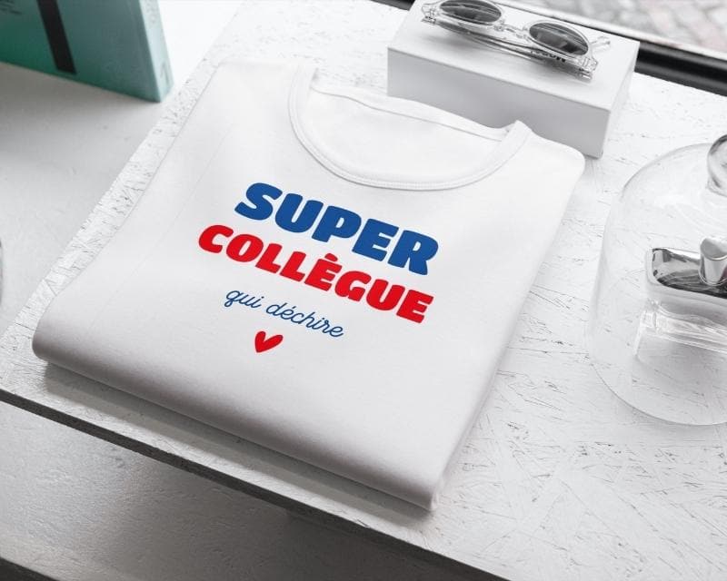 Tee shirt personnalisé homme - Super Collègue