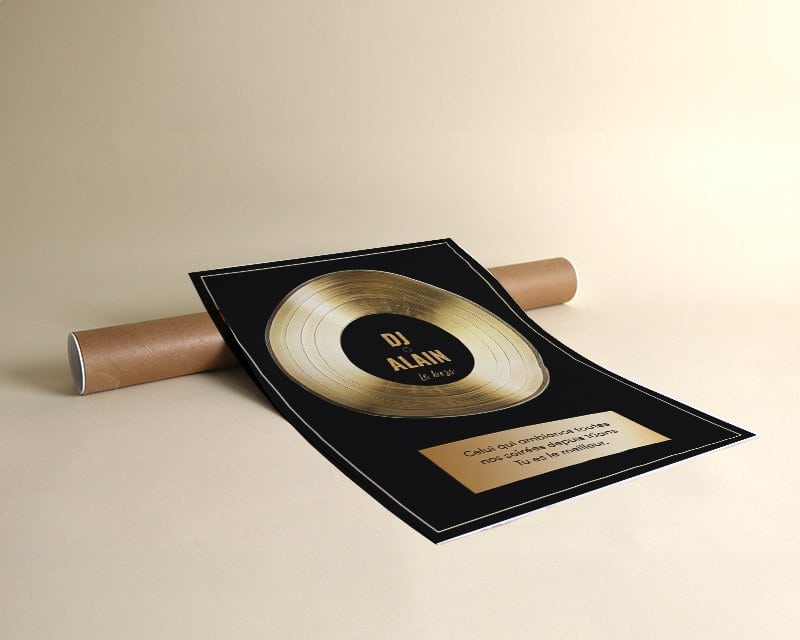 Disque d'or femme 50 ans