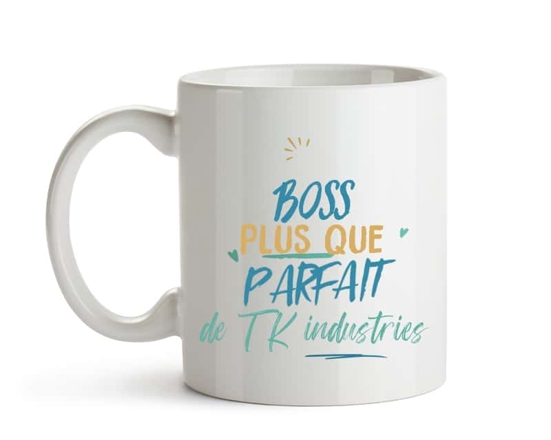 Mug personnalisé : Boss le plus...